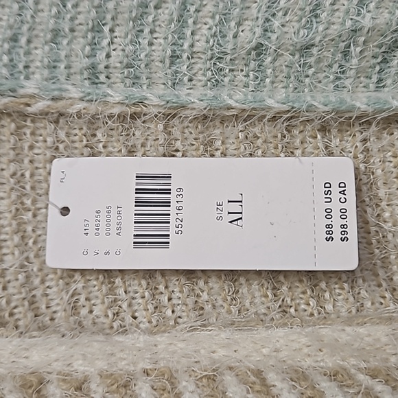 Anthropologie Akemi + Kin eyelash knit open front kimono cardigan sweater NEW OS - Picture 3 of 6